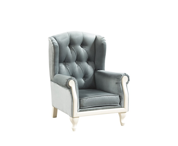 Chesterfield Armchair Upholstered TV Office Couch Leather Textile CL-F1