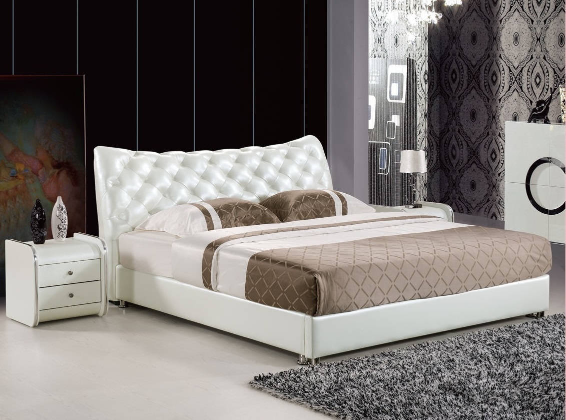 UPHOLSTERED BED LEATHER BED BED BED MODEL 986 160/180/200X220CM