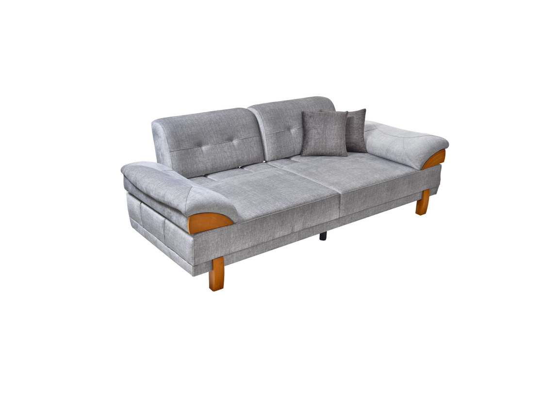 Textile Sofa 3-Seater Sofa Upholstered Sofas Design Couch Furniture Three-Seater New