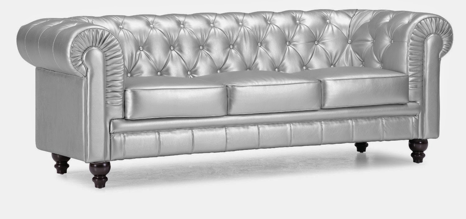 Chesterfield Sofa 3-Seater Upholstered Designer Couches Sofas Set 2016-066