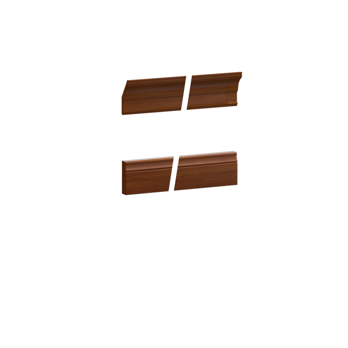 Classic finishing strip for base crown for panel or display set BA-30.