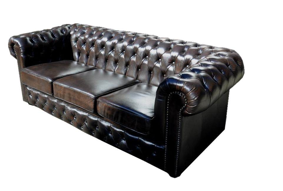CHESTERFIELD SOFA 3 SEATER NAPOLI UPHOLSTERED SUITE CROMER 2