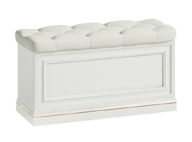 Puff Stool Bank Chest Genuine Leather Box Cabinet Walk-in Closet New