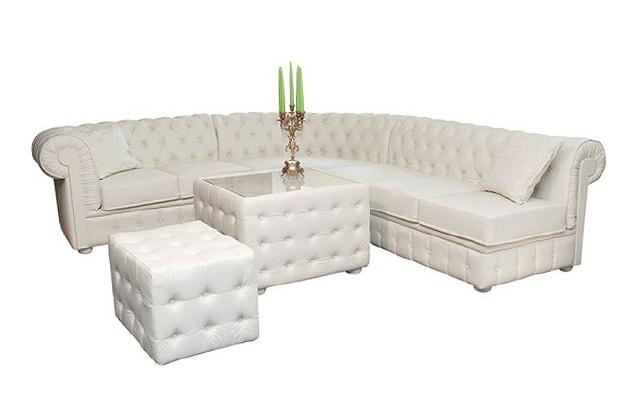 Corner sofa Chesterfield leather sofa upholstered seat corner couch set new Aleeze.