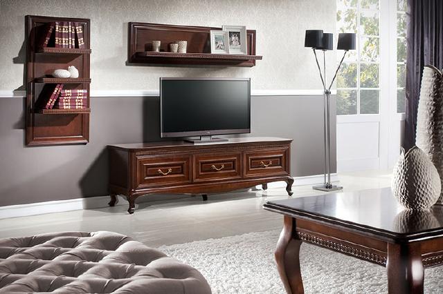 Complete Living Room Classic Coffee Table Shelf RTV Table Shelf Console - Verona