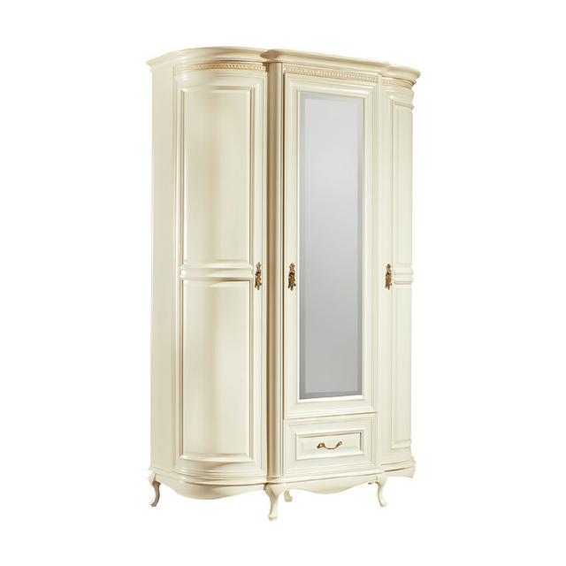 Classic cabinets, cupboard, cabinet wall, wardrobe with mirror, VCabinet-3D-G.