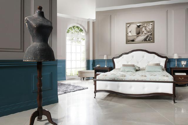 Bed, double bed, leather bed, double bed, beds, genuine leather, full leather.