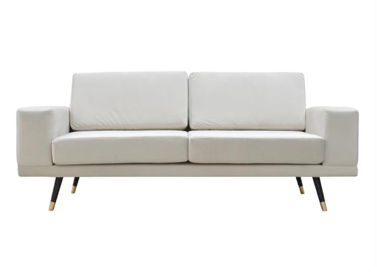 Italian furniture three-seater fabric living room design couches upholstered sofas