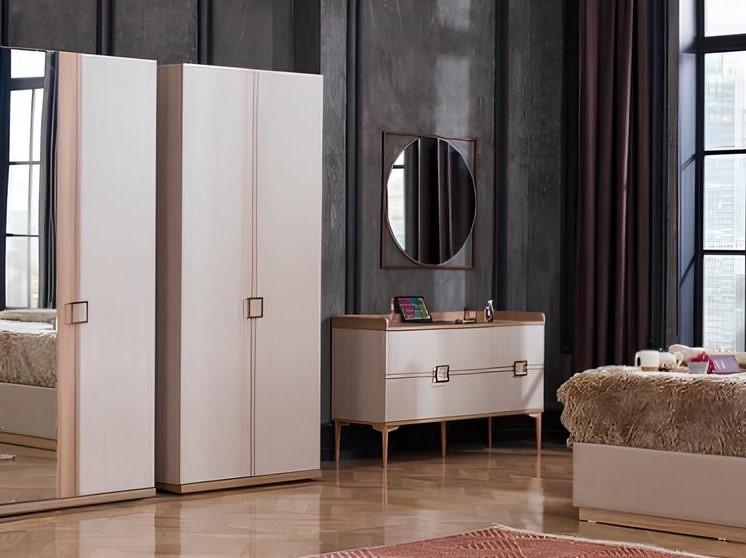 Wardrobes, mirrors, bedroom set, bedroom furniture, complete set, chest of drawers.