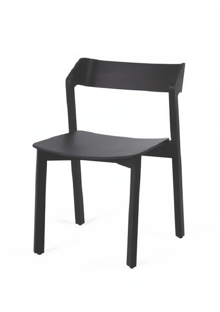 Upholstered chair Modern Design Fabric Chair Black Dining Room Luxury Furniture