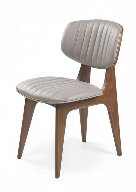 Upholstered chair Modern Design Textile Armchair Beige Dining Room Luxury Furniture