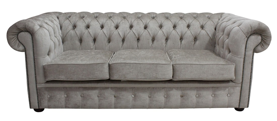 Chesterfield Design Luxury Upholstered Sofa Couch Seating Set Leather New Sofas #206