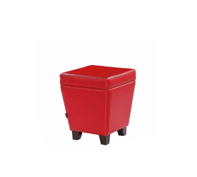 Bar stool luxury upholstered stool modern designer living room leather stool red