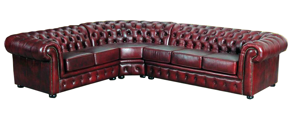 Chesterfield Corner Sofa Croton Leather Sofa Couch Upholstered Set Living Area