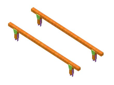 Balance beam, balance path, play beam, adventure bridge, balance bar