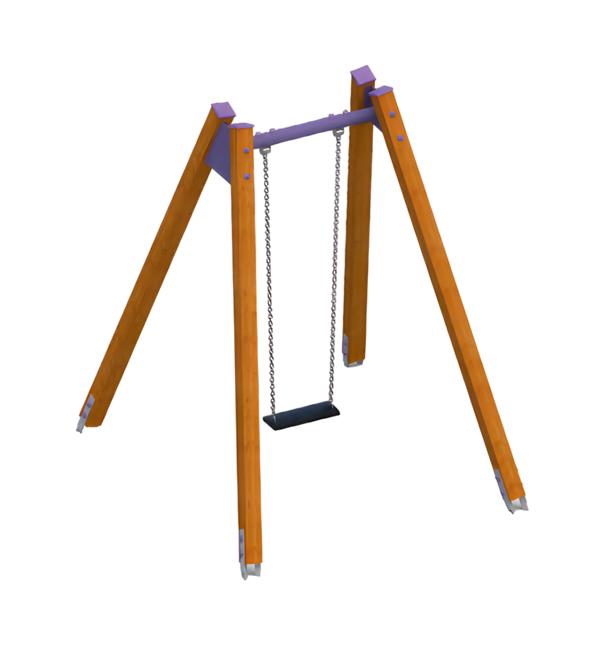Swing seesaw adventure playground beam seesaw rocking board