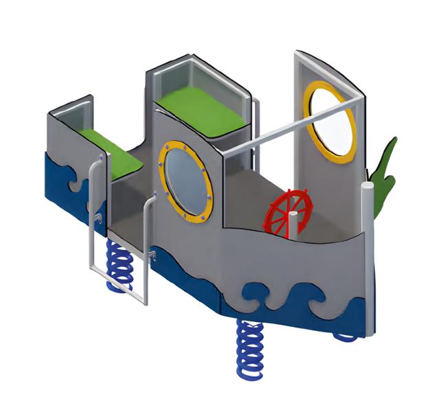 Spring seesaw playground balancing seesaw children\'s playground recreation area children