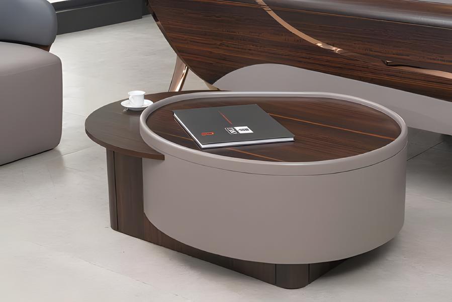 Brown Coffee Table Luxury Coffee Tables Wood Design Elegant Office 100 cm New