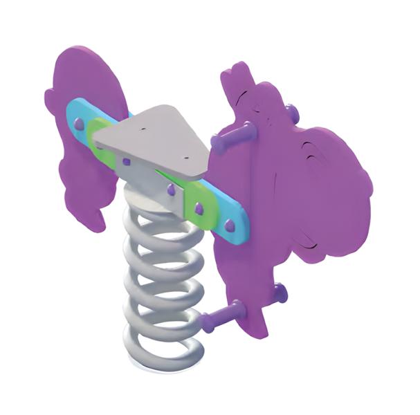 Seesaw rocking device rocker swing seesaw playground hippopotamus