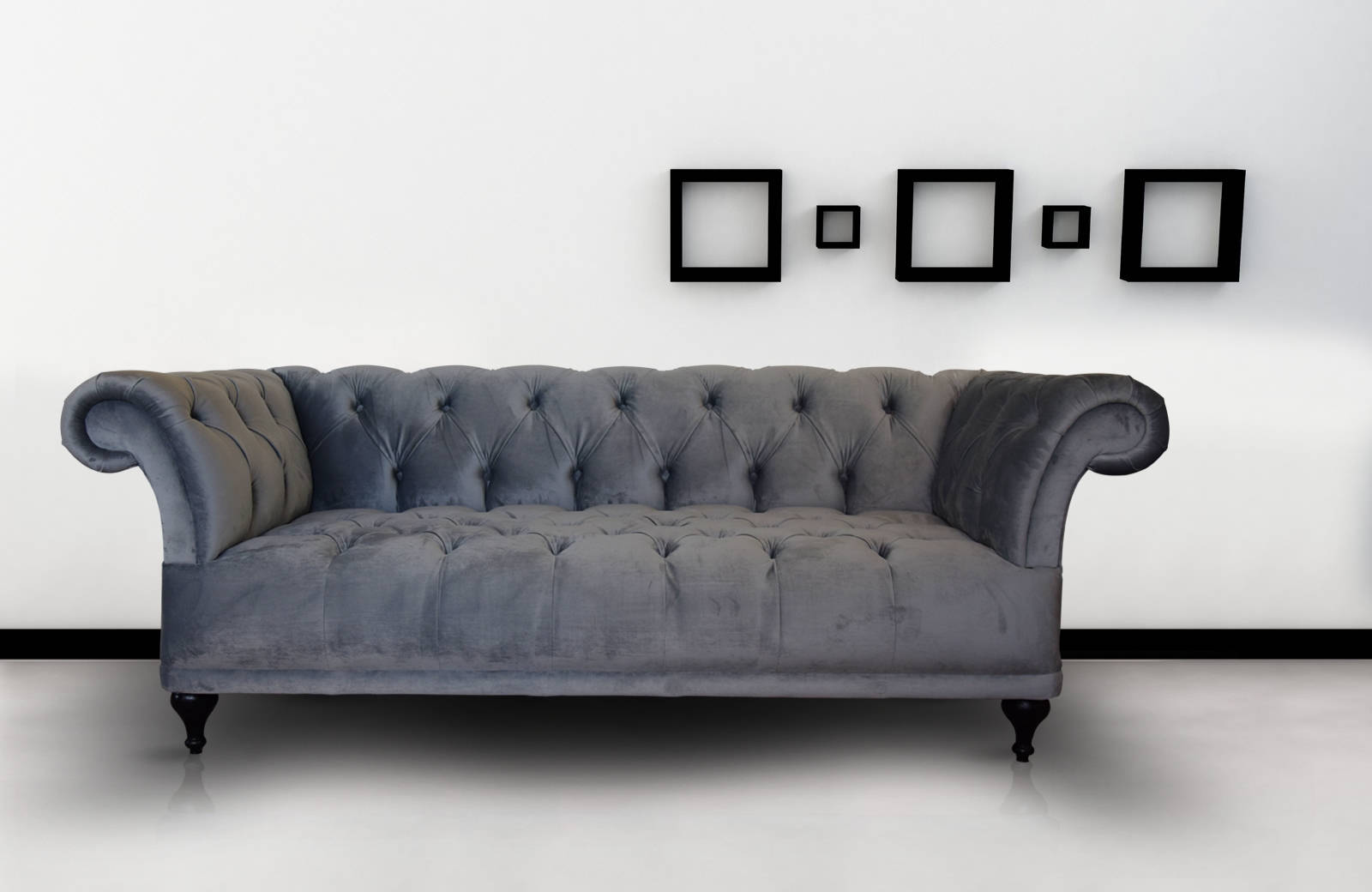 Chesterfield Sofa Upholstered Designer Couches Sofas Set Textile Fabric Textile 1