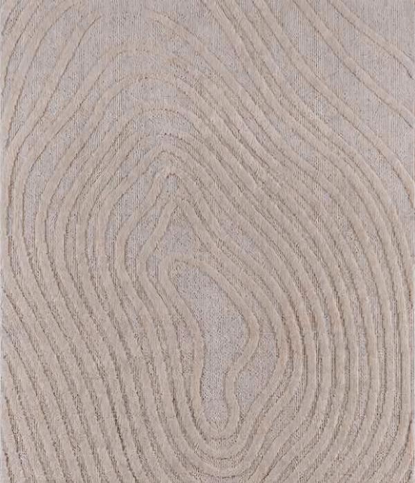 Modern rug living room carpet bedroom short pile beige easy care