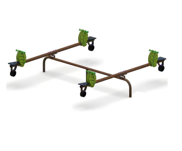 Seesaw Balance Wobble Swing Climbing Wobble Balance Device Spring Device Balance Tool