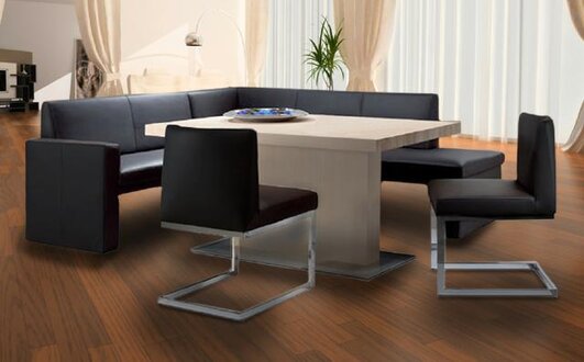 Corner bench leather kitchen bench seating leather bench color choice custom production desired size