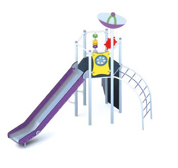 Playground slide climbing frame play area activity space adventure area