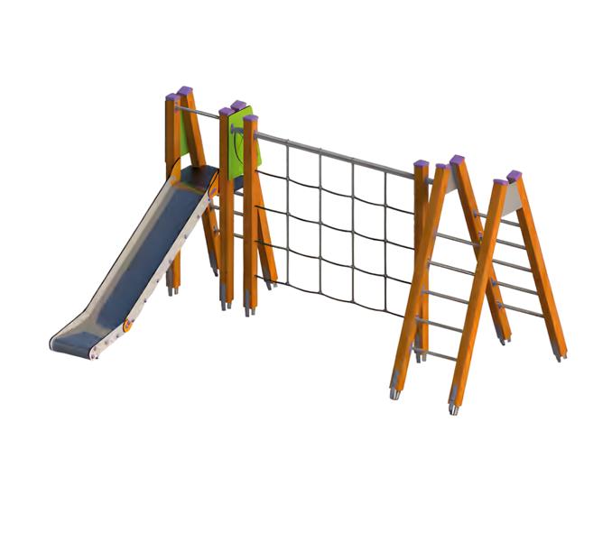 Adventure playground forest playground climbing frame play area movement area