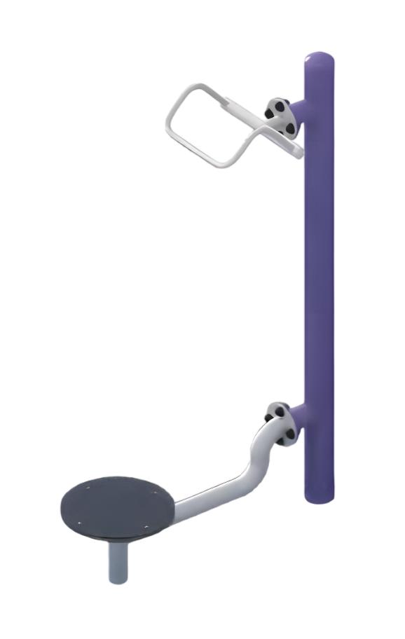 Street workout equipment incline bench sit-ups lateral crunches mountain climbers with rotation