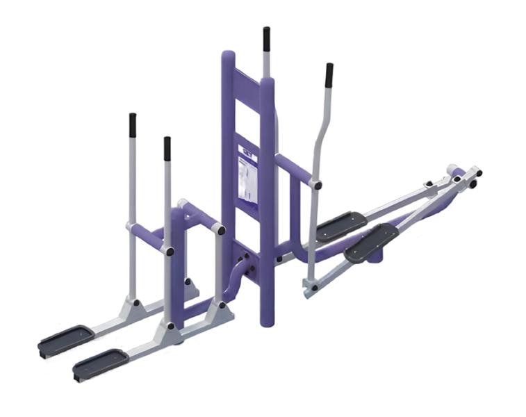 Hip pendulum street sports equipment outdoor leg press balance beam bike ergometer