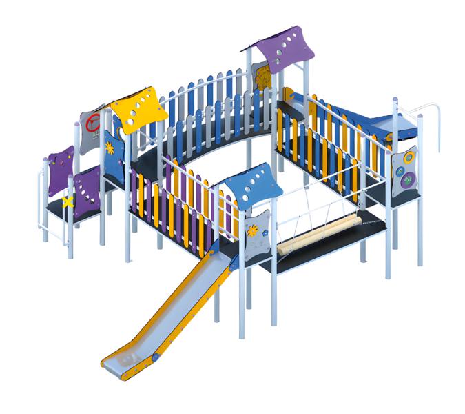 Playground children\'s playground play area climbing frame slide activity area