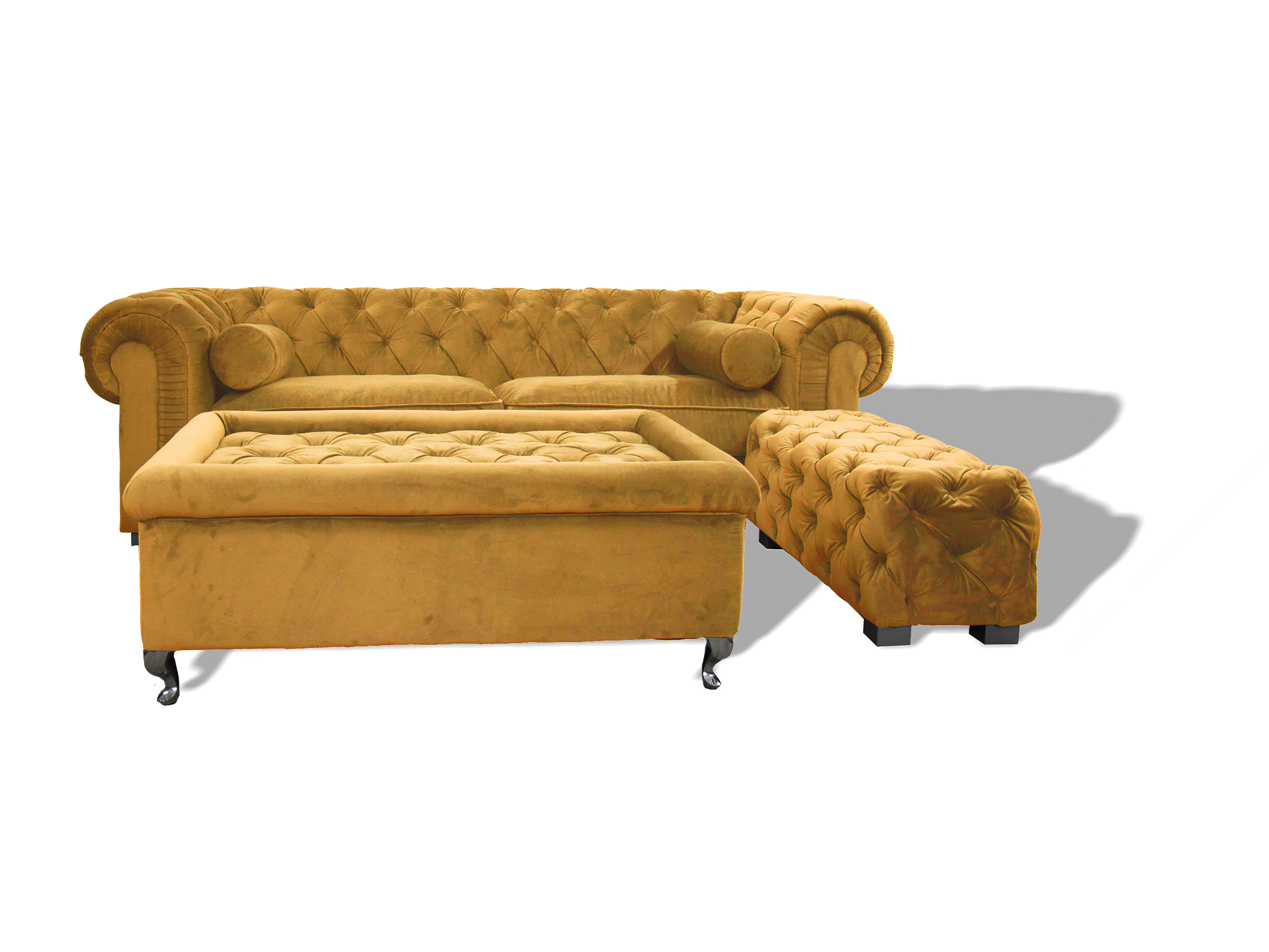 Chesterfield Sofa Upholstered Designer Sofas Set Couch SLIII Sofa №22