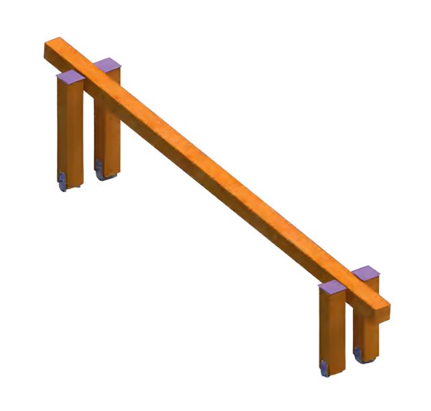 Balance beam play beam adventure bridge wobble bridge playground structure beam bridge