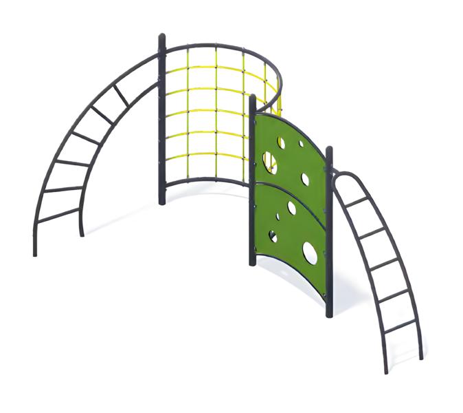 Active area playground hanging bridges rope bars climbing bars grasping bars