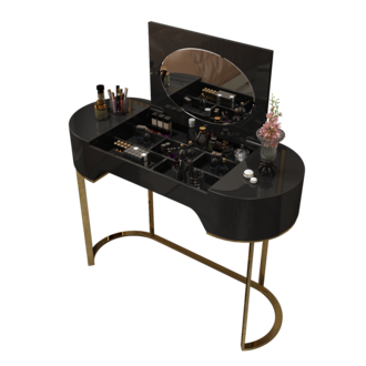 Console table vanity dresser makeup tables console bedroom secretary metal