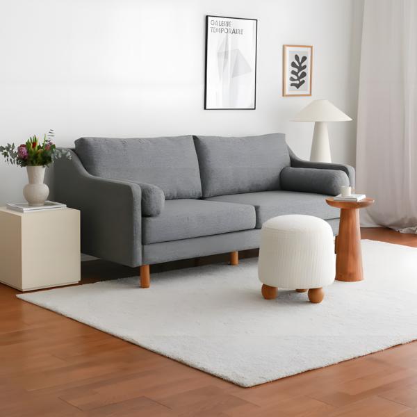 Fabric sofa three-seater couch upholstered sofa design 3-seater new gray