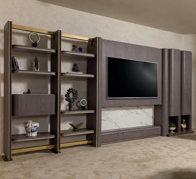 TV furniture set multifunctional wall media wall TV wall lowboard sideboard