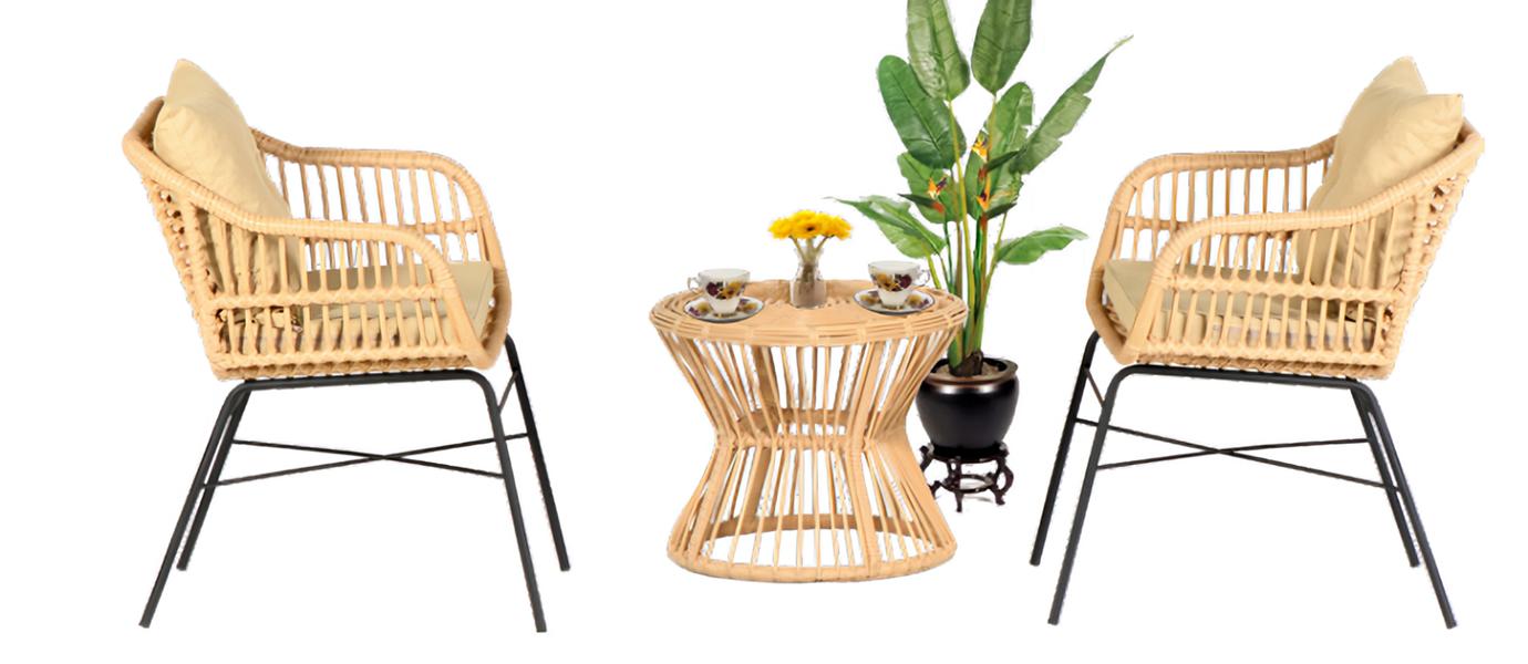 Garden furniture armchair coffee table terrace user-friendliness coziness