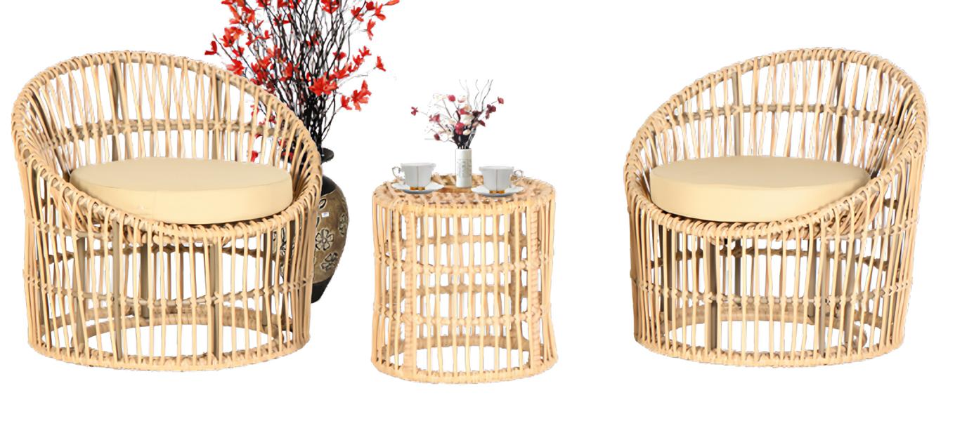 Garden Furniture Set 3 pieces Seating Furniture Suite Terrace Coffee Table Armchair High Quality