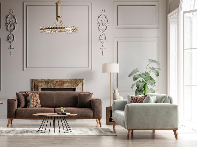 Stylish 3+3 sofa set Comfortable design sofa living room