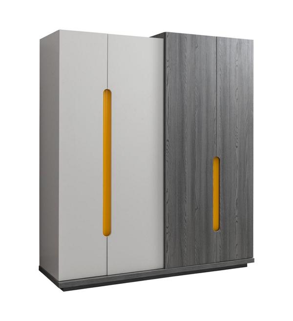 Wardrobe Cabinets Wood Closet Children\'s Room Wardrobes Gray Modern