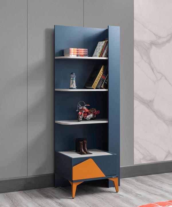 Regal cabinet bookshelf cabinets multipurpose top-quality furniture blue modern