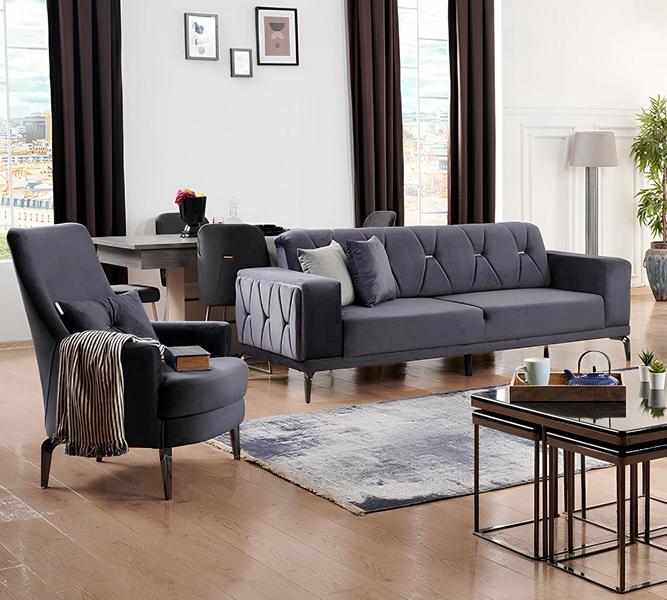 Sofa Couch Armchair Upholstered Furniture Recliner Sofa Living Room Bench