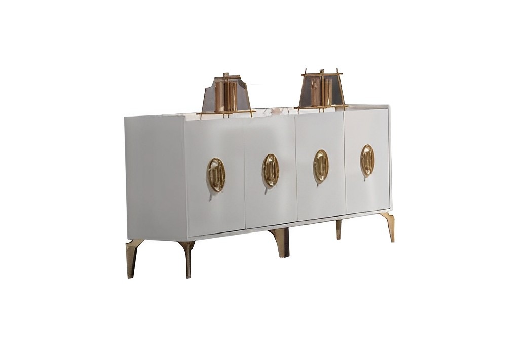 Sideboard Designer Lowboard Modern Furniture Chest of Drawers Cabinet White Sideboard