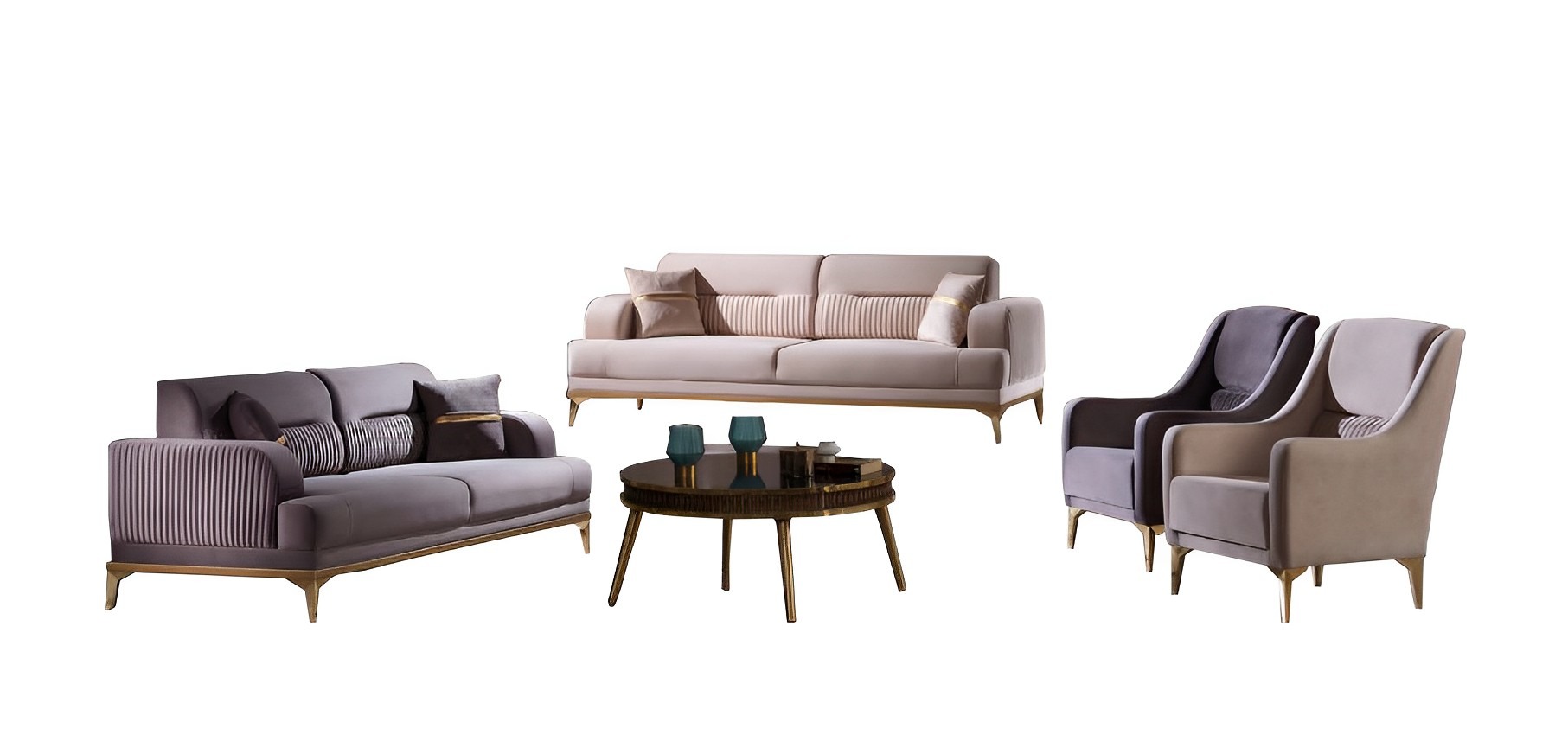 Sofa set 3+3+1+1 seater design sofa luxury living room modern luxury 4-piece set