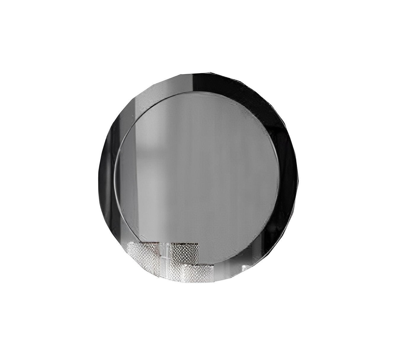 Bedroom mirror glass gray makeup mirror round decorative modern furniture