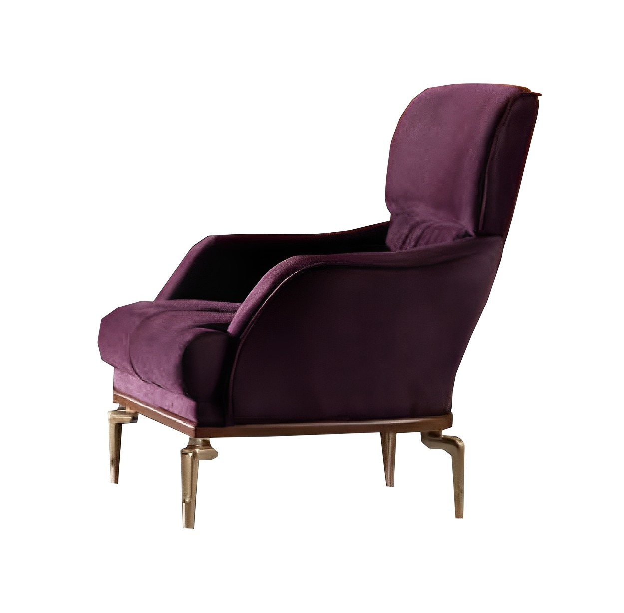 Armchair 1-seater Textile Modern Design Upholstered Luxury Relax Living Room