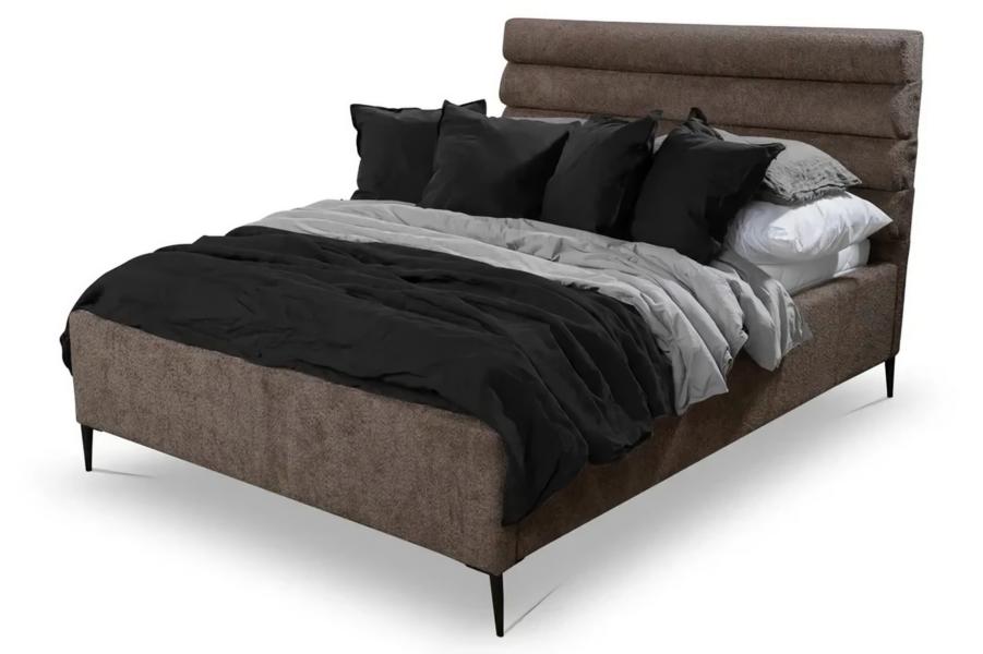 Double bed bedroom 180 cm mattress brown modern style high quality