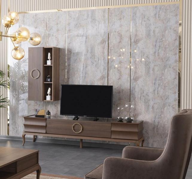 Living room wall, modular wall, cabinet wall, television cabinet, TV sideboard, wall cabinet.
